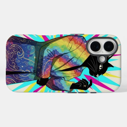 The wondering Cat  Case-Mate iPhone Hülle (Rückseite (Horizontal))