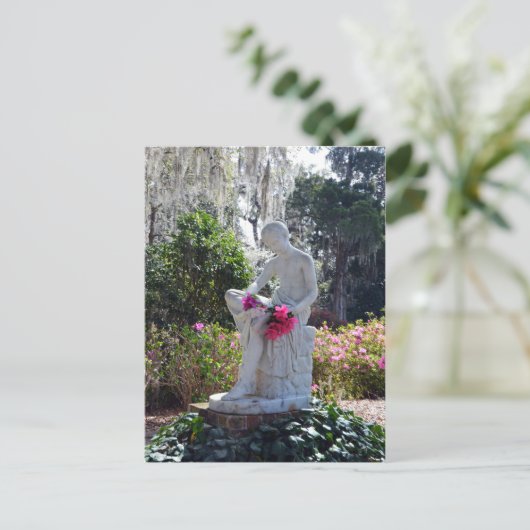 The Wood Nymph, Middleton Place, South Carolina Postkarte (Stehend Vorderseite)