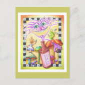 The WorCHESHIRE CAT Postkarte (Vorderseite)