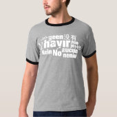 The word "No" in different languages T-Shirt (Vorderseite)
