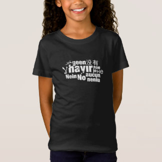 The word "No" in different languages T-Shirt