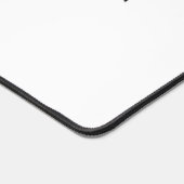 The Work Can Wait Large Minimalist Typographic Schreibtischunterlage (Ecke)