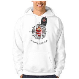 The WORK LOVE BALANCE Antisocial club Hoodie