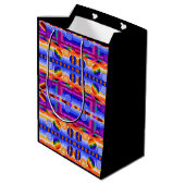 The Works Abstrakte Geschenktüte (Rückseite Schrägansicht)