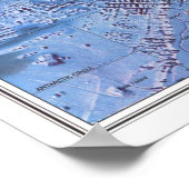 " The World: 1981/present - OCEAN Floor map ... Poster (Ecke)