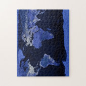 The World at Night - Map, Space Puzzle (Vertikal)