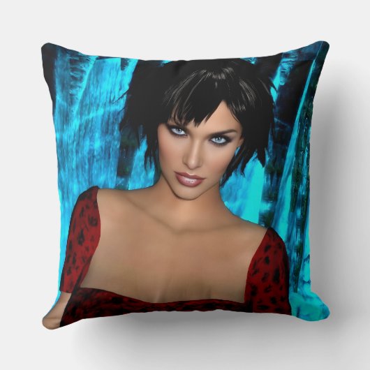 The World Behind the Eyes cushion Kissen (Rückseite)