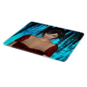 The World Behind the Eyes cutting board Schneidebrett (Ecke)