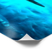 The World Behind the Eyes glossy poster (Ecke)