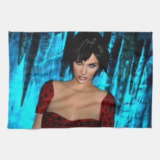 The World Behind the Eyes kitchen towel Geschirrtuch