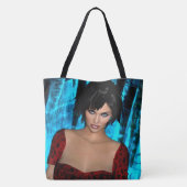 The World Behind the Eyes tote bag Tasche (Rückseite)