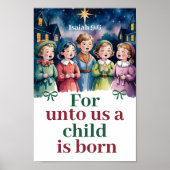 The World Christlich Kinderzimmer Wall Art Print Poster (Vorne)