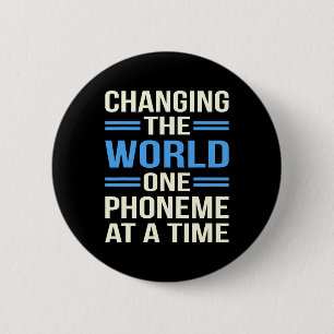 The World Dyslexia Awareness Silver Ribbon Graphic Button