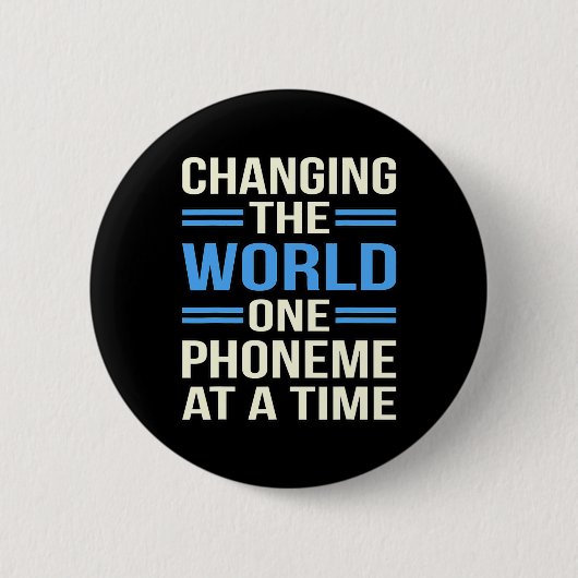The World Dyslexia Awareness Silver Ribbon Graphic Button (Vorderseite)