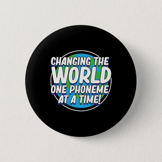 The World Dyslexia Awareness Therapist Graphic Button (Vorderseite)