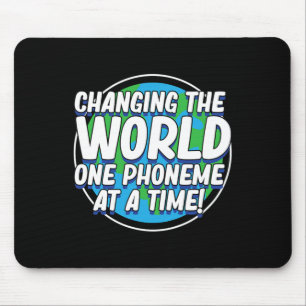 The World Dyslexia Awareness Therapist Graphic Mousepad