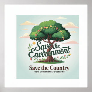 The world environment day baby kids 2025 foliendrucke