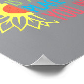 The World Is A Better Place With You In It Motivat Poster (Ecke)