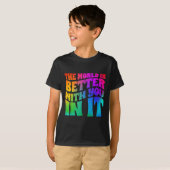 The World Is Better With You In It Mental Health A T-Shirt (Vorne ganz)
