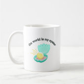 The World is My Oyster Mug Kaffeetasse (Links)