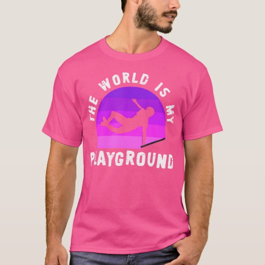 The World Is My Playground Freestyle Freerunning T-Shirt (Vorderseite)