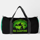 The World Is Yours To Discover Go Camping  Duffle Bag (Vorderseite)