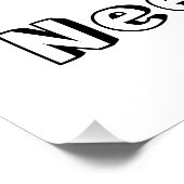 The World Needs Art,  Poster (Ecke)