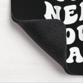 The World Needs Your Magic Motivational Retro  Mousepad (Ecke)