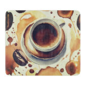 The world of coffee schneidebrett (Vorderseite)