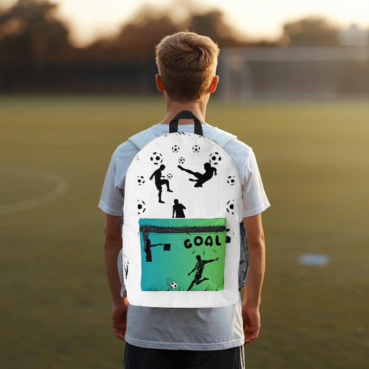 The World of Football Backpack Bedruckter Rucksack