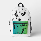 The World of Football Backpack Bedruckter Rucksack (Vorderseite)