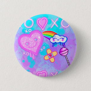 "The World of Süsse Pie Kawaii" Button-Button Button