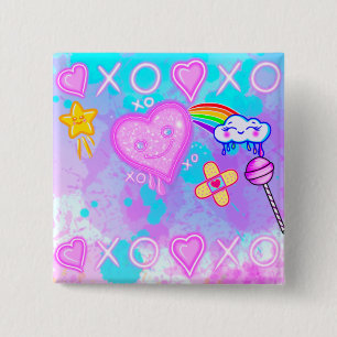 "The World of Süsse Pie Kawaii" Button-Button Button