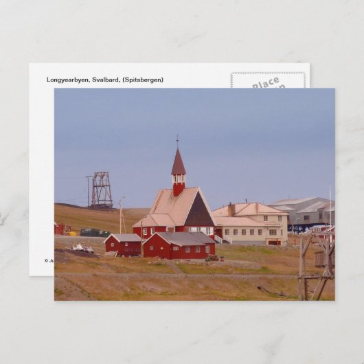 The world’s northernmost church postkarte (Vorne/Hinten)