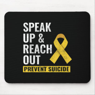 The World Suicide Prevention Awareness Day Yellow Mousepad