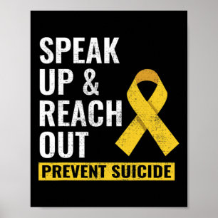 The World Suicide Prevention Awareness Day Yellow Poster