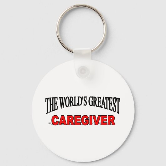 The World's Greatest Caregiver Schlüsselanhänger (Vorderseite)