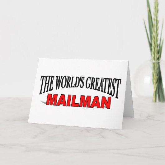 The World's Greatest Mailman Karte (Vorderseite)