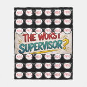 The Worst Supervisor? “Not Phyl” Fleece Blanket –  (Vorderseite)