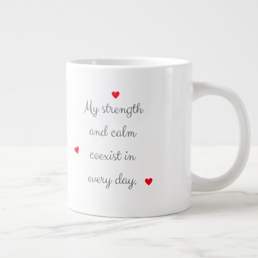 The Worth of a Woman Collection Mugs Jumbo-Tasse (Rechts)
