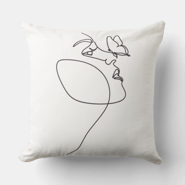The Worth of a Woman – Decorative Pillow Kissen (Vorderseite)