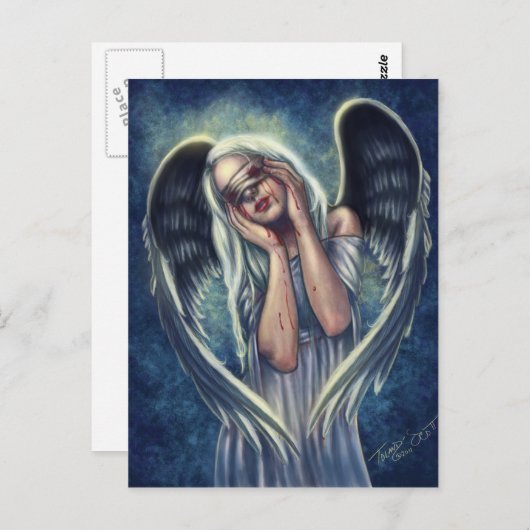 The Wounded Angel Postcard Postkarte (Vorne/Hinten)
