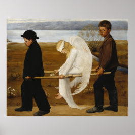 The Wounded Angel, Simberg  Poster