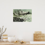 The Wrack of the Atlantic - 1873 Poster (Küche)