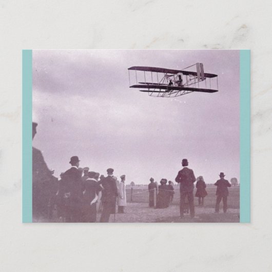 'The Wright Stuff' Wright-Flyer Postkarte (Vorderseite)