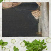 The Writing Master von Thomas Eakins Geschirrtuch (Gefaltet)