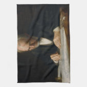 The Writing Master von Thomas Eakins Geschirrtuch (Vertikal)