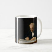 The Writing Master von Thomas Eakins Kaffeetasse (VorderseiteRechts)