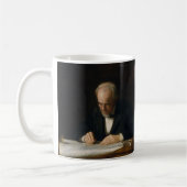The Writing Master von Thomas Eakins Kaffeetasse (Links)