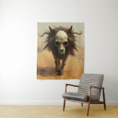 The Wulf Totemwolf Totenkopf Teufel Wüste Wandteppich (Beispiel)